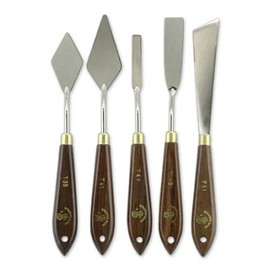 Creative Mark Artist Painting Knives Set, Stainless Steel Oil Painting Accessories, Palette Knives Color Mixing Set for Oil and Acrylic Paint