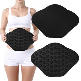 Lyreh 2pcs Lipo Foam Abdominal Compression Board, Sponge Lipo Foam Board for Post Surgery Skin Anti-Sagging Waist Filling (Black)