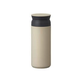 KINTO 20949 Travel Tumbler, 16.9 fl oz (500 ml), Sand Beige, Double Layer Vacuum Structure, Heat and Cold Retention