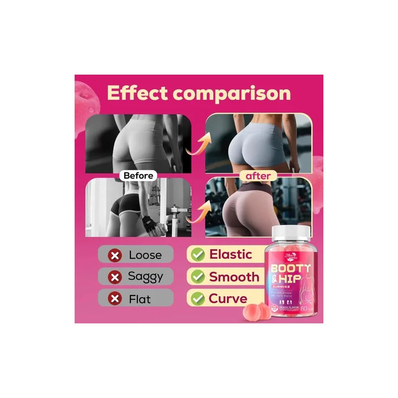 Atherionyxora Gomitas Bbl Para Glúteos Y Caderas 120ct