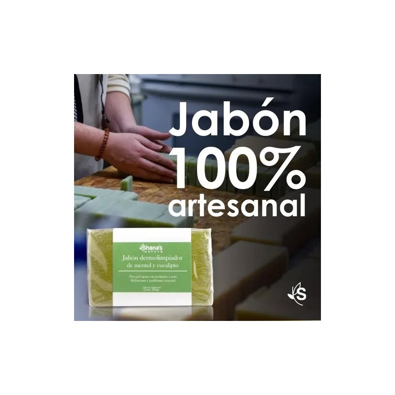 Jabón Artesanal De Baño Alta Calidad, Variedad 3 Pack Shanas