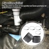 2 Pieces Exhaust Hose 75 mm Kit, Ventilation Pipe with