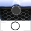 carpart2021 Carbon Fiber ABS Front V Shape Grille Trim Fit