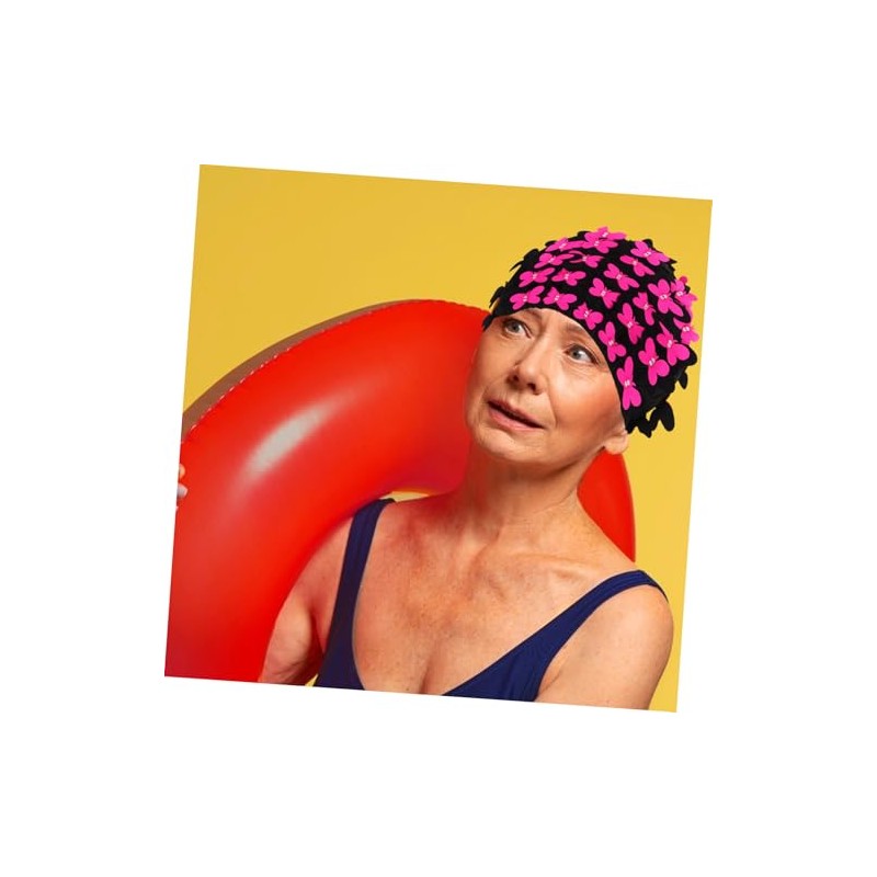 Outanaya Gorro de Baño Forma para Cabello Estilo Vintage para