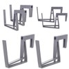 KADAX Plastic Balcony Box Holder, Flower Box Holder, No Drilling,