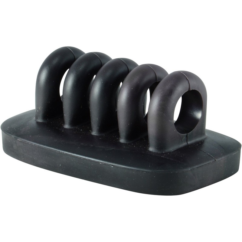 JacobsParts Cable Clip Holder Weighted Desktop Cord Management Fixture (Black)
