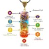 7 Chakra Orgone Pendant Energy Healing EMF Protection Pendant Unisex
