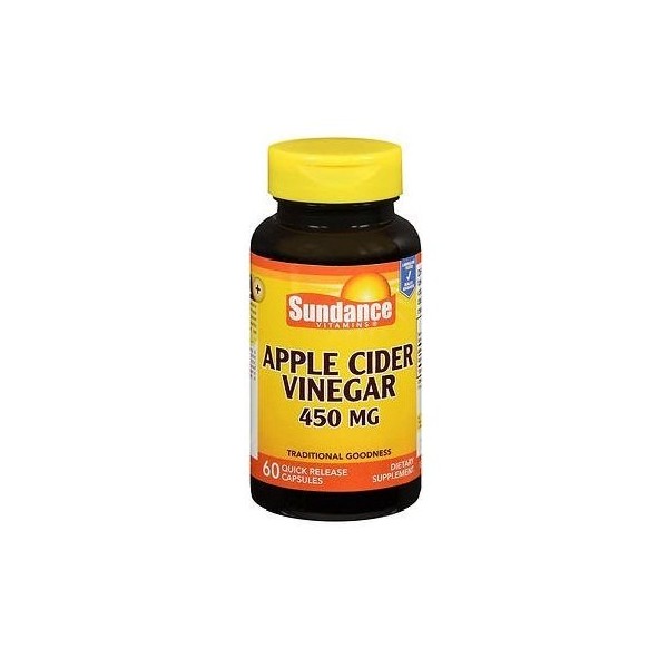 Sundance Apple Cider Vinegar 450 mg - 60 Quick Release Capsules