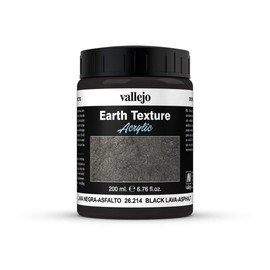 Vallejo Diorama Effects 26214 Black Lava Asphalt (200 ml)