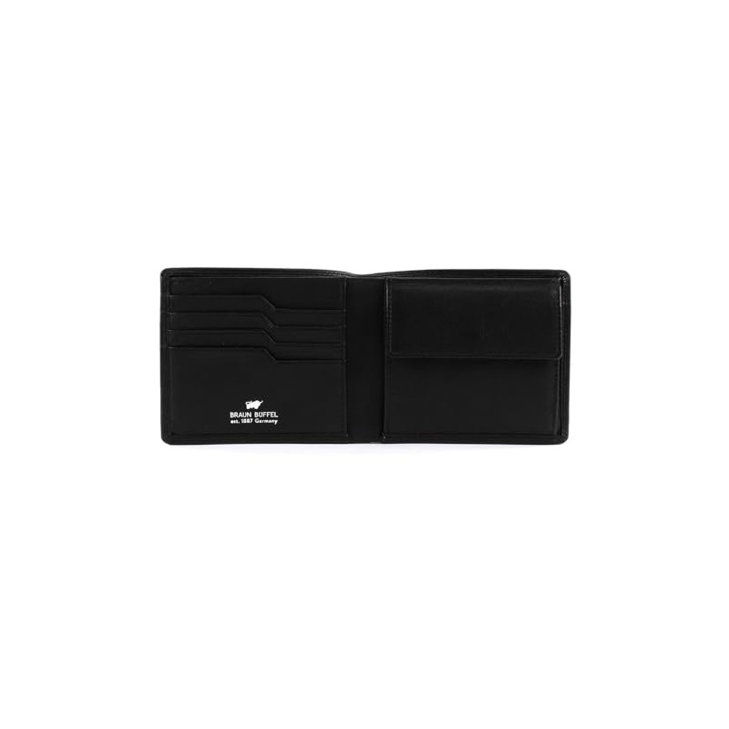 Braun Büffel Golf Secure Wallet Black