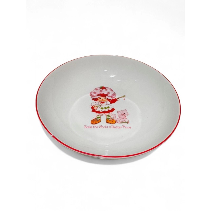 Strawberry Shortcake Rare Strawberry Shortcake Pasta Bowl 9” Ceramic -