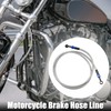X AUTOHAUX Brake Hose AN3 28 90 Degree M10 Motorcycle