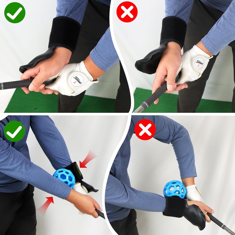 Golf Training Ball, Golf Practice Equipment, Hand Triangle Swing Practice