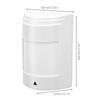Wired Passive Infrared Motion Sensor, 12V Dual PIR Motion Detector,