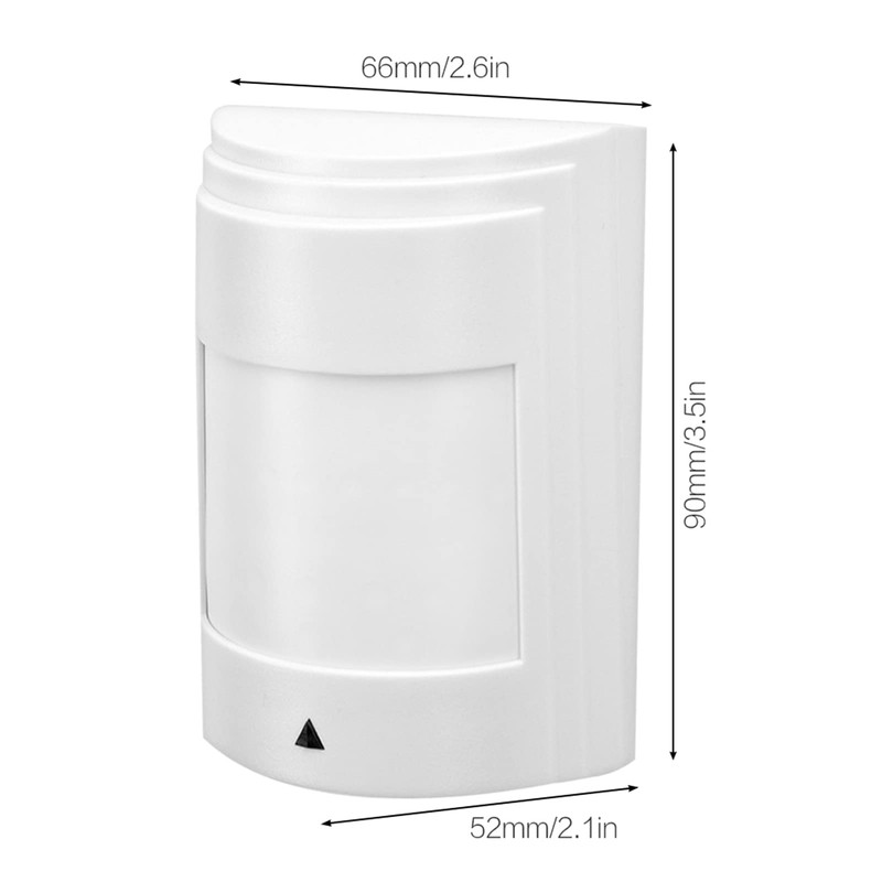 Wired Passive Infrared Motion Sensor, 12V Dual PIR Motion Detector,