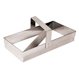 Paderno World Cuisine Stainless Steel Croissant Cutter, 8-1/8-Inch