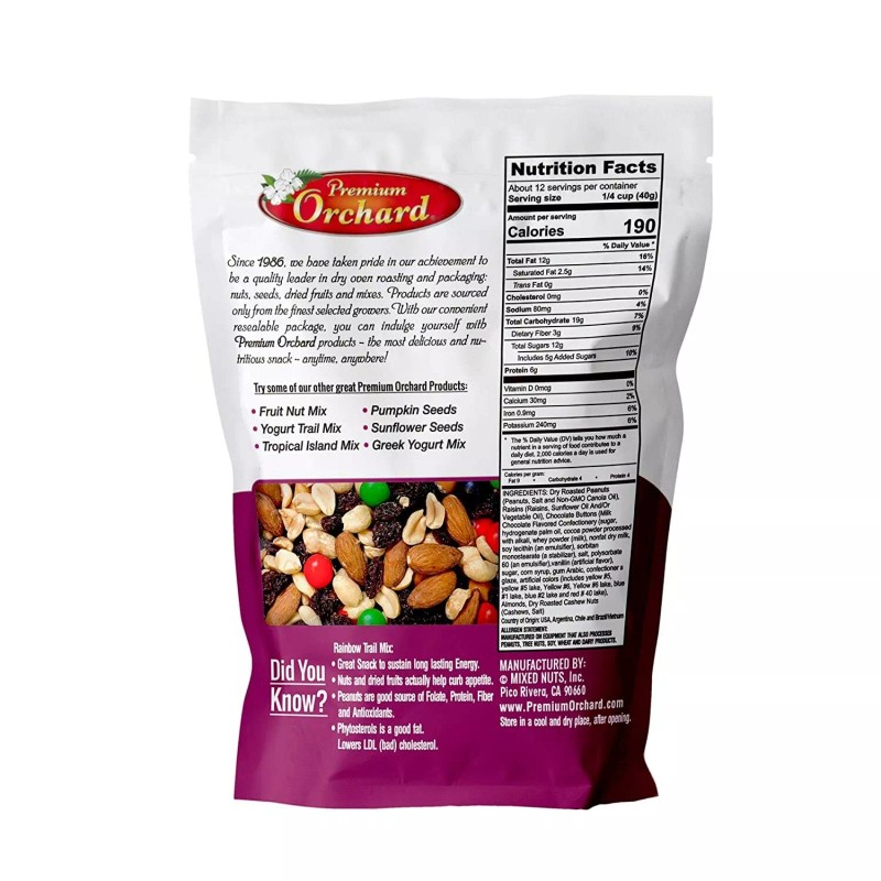 Premium Orchard Rainbow Trail Mix - Premium Orchard