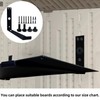 Shelf Brackets for Suncast Sheds,Iron Shelf Accessory Outdoor Sheds Storage,with