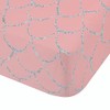 Catherine Lansfield Kids Mermaid Ombre Double Fitted Sheet Pink
