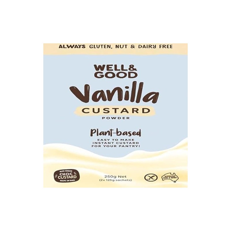 Well Good Vanilla Custard Powder 2 Sachets 125 g