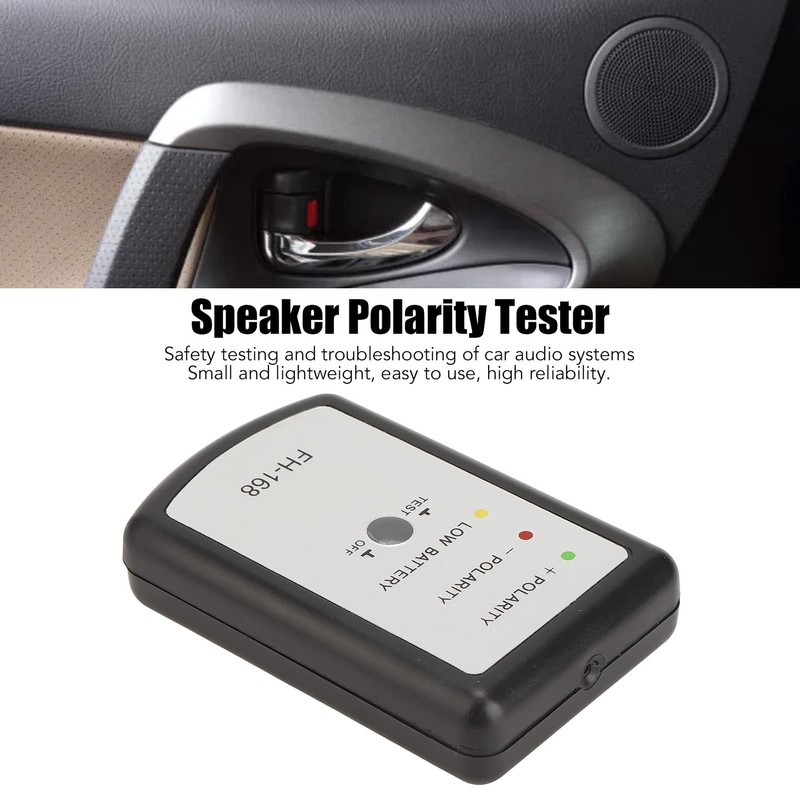 Car Speaker Polarity Tester Phase Meter Test Subwoofer Tweeter for