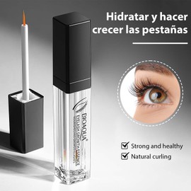 2pc Suero para el crecimiento de cejas y pestañas, cepillo suave para alargar la barba