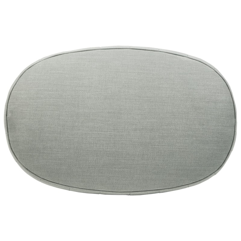 Signature Design by Ashley Hollyann Mid-Century Modern Oversized Ottoman, Gray