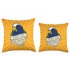 Parrot Poop On Your Enemies I White-capped Pionus Throw Pillow