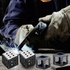 Welding Coupons Practice Kit,24 Cube Dice Frame Mild Steel Plate