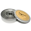 Kayaso Round Cutters in Graduated Sizes, 304 Stainless Steel, 12