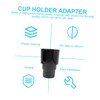 GANAZONO Car Cup Holder Expander Adapter Durable Material Fits Beverages