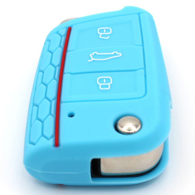 VB Key Case for 3-Button Car Key Silicon Cover Key
