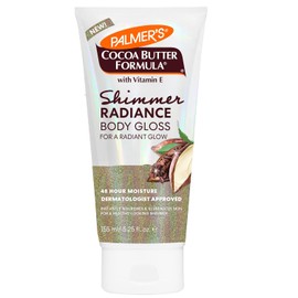 Palmer's Cocoa Butter Formula Shimmer Body Lotion con Vitamina E, Loción Corporal Humectante con Brillo, Nutre e Ilumina la Piel al Instante, 155ml