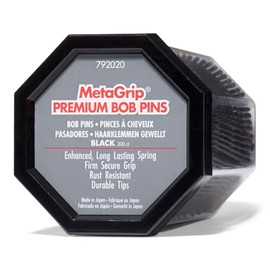 MetaGrip Black Premium Bobby Pins, 300 Count
