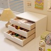 LitaEther Desk Organizer with 3 Drawers, ALEX Drawer Unit, Chic
