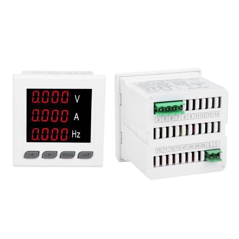 72 UIF Multi Function Meter Single Phase A V HZ
