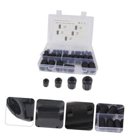 TEHAUX Ferrite Core Filters Noise Protection Wrap 30 Pcs Removable Ferrite Ring Cable Plastic Clip for