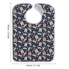 Eating Adults Bib Waterproof Reusable 3 Layers Washable Clothing Protector