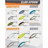 Bomber Lures B8901 Slab Spoon Lure (White, 1 0.25 oz)