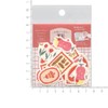 Watashiyori Washi Flake Seal [Akairo] Notebook Decoration, Notebook Decoration, Cute