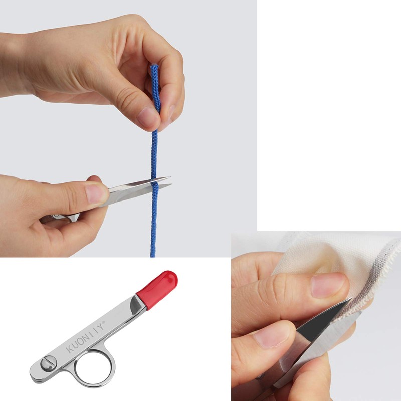 KUONIIY Dressmaking Scissors, Extra Sharp Fabric Scissors Made of Stainless