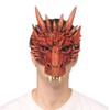 HMS Unisex-Adult's Supersoft Dragon Mask-RD, Red, One Size