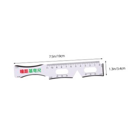 OATIPHO 2pcs Pupillary Distance Ruler for Accurate Eye Measurement Tool Essential for Optometrists and Eyeglass Fit Versatile and Lightweight Design for Precision Assessments