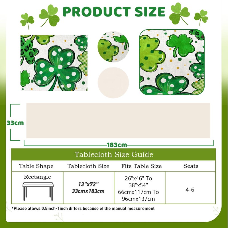 TELAIN Table Runner Made of High Quality Polyester, Machine Washable
