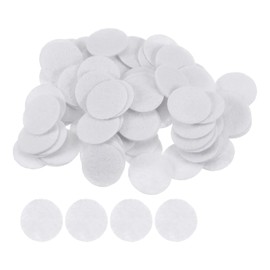 sourcing map Round Felt Circles 20 mm 3/4 Inch Craft Felt Pads Non-Woven Fabric Felt Pads White Pack of 300