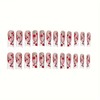 48 Pcs Long Press on Nails Square & Press on