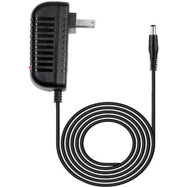 Black AC/DC Adapter for AirHawk Pro Portable Automatic Cordless Tire Inflator for AirHawk DC Power Supply Charger Cord Cable, 5 Feet, with LED Indicator, Compatible Replacement Accessories and Parts