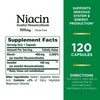 Nature’s Bounty Niacin 500mg Vitamin Supplement, Flush Free, 120 Ct