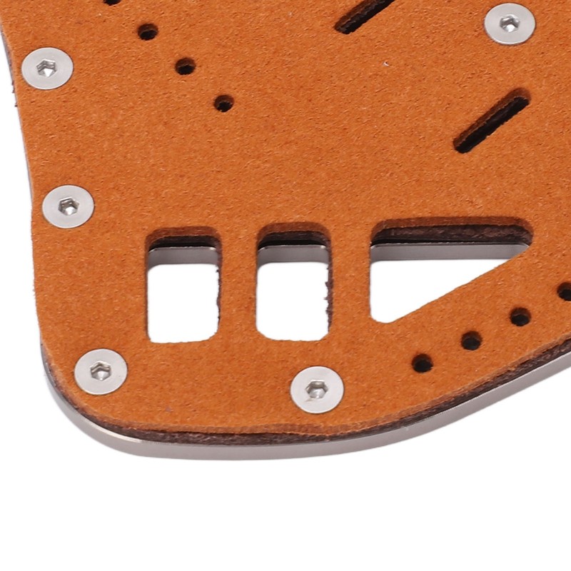 Leather Archery Finger Tab Protect Guard Recurve Bow Protector Shooting