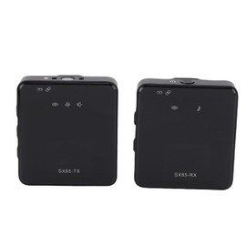 Depisuta Mini Clamp/Holder Mic | Wireless Lavalier Microphone | 5.3 | 2.4GHz Transmission | Noise Cancelling | 12H Run Time | Ideal for Camera, Video Recording, Interview, YouTube, Vlog